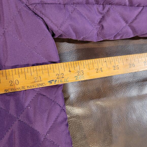 Studio Works Quilted Button Long Sleeve Lightweight Jacket Purple Womens Size L - Picture 8 of 8